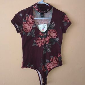 Floral bodysuit